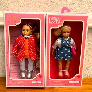 Lori Doll - 2 dolls (Faith and Savana) 6” size